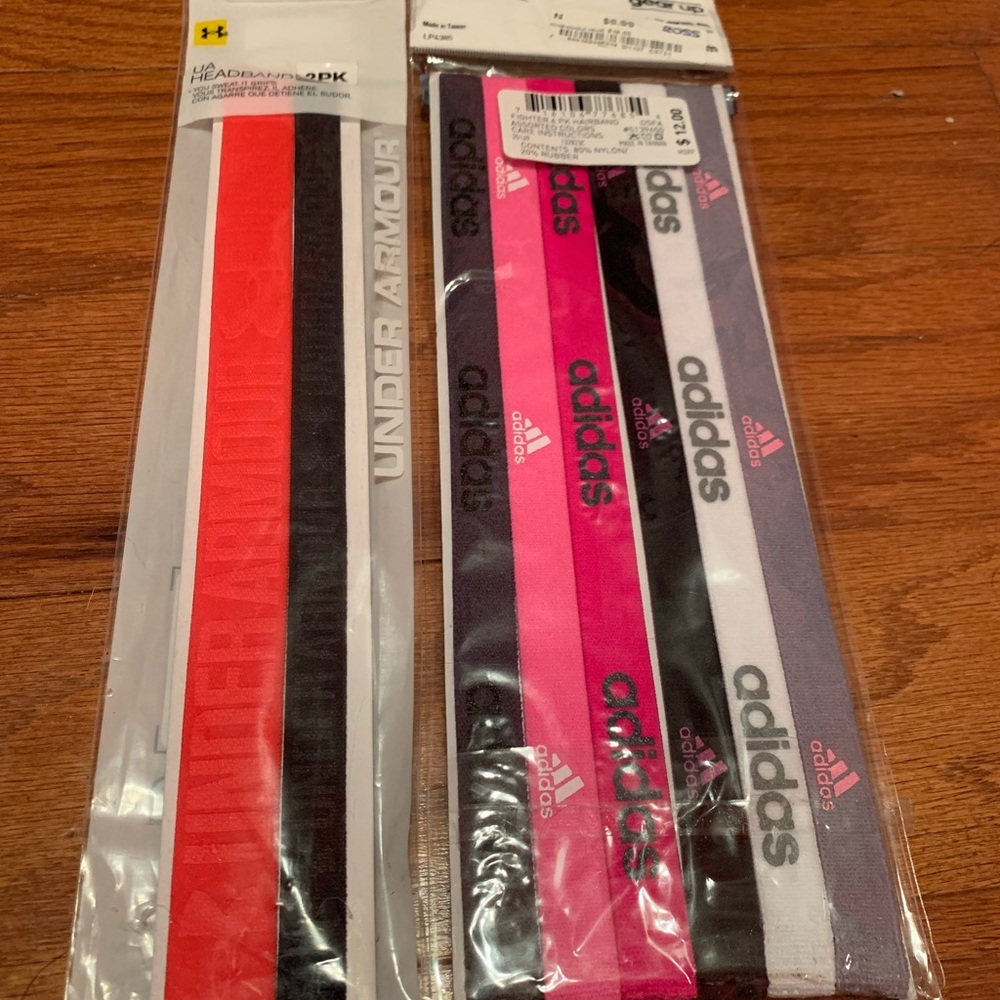 Under Armour And Adidas Headband